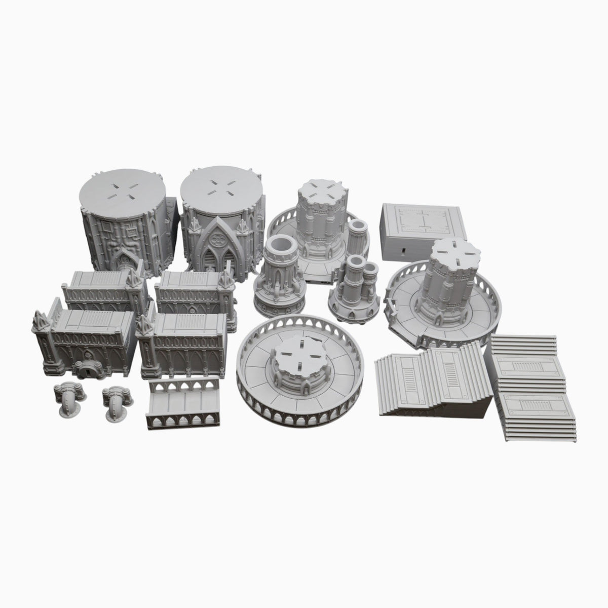 Steel Refinery #1 - 28mm Wargaming Scatter Terrain Scenery Tabletop