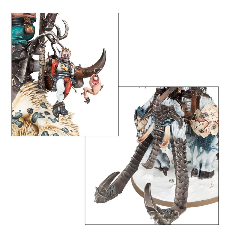 Ogor Mawtribes: Frostlord on Stonehorn