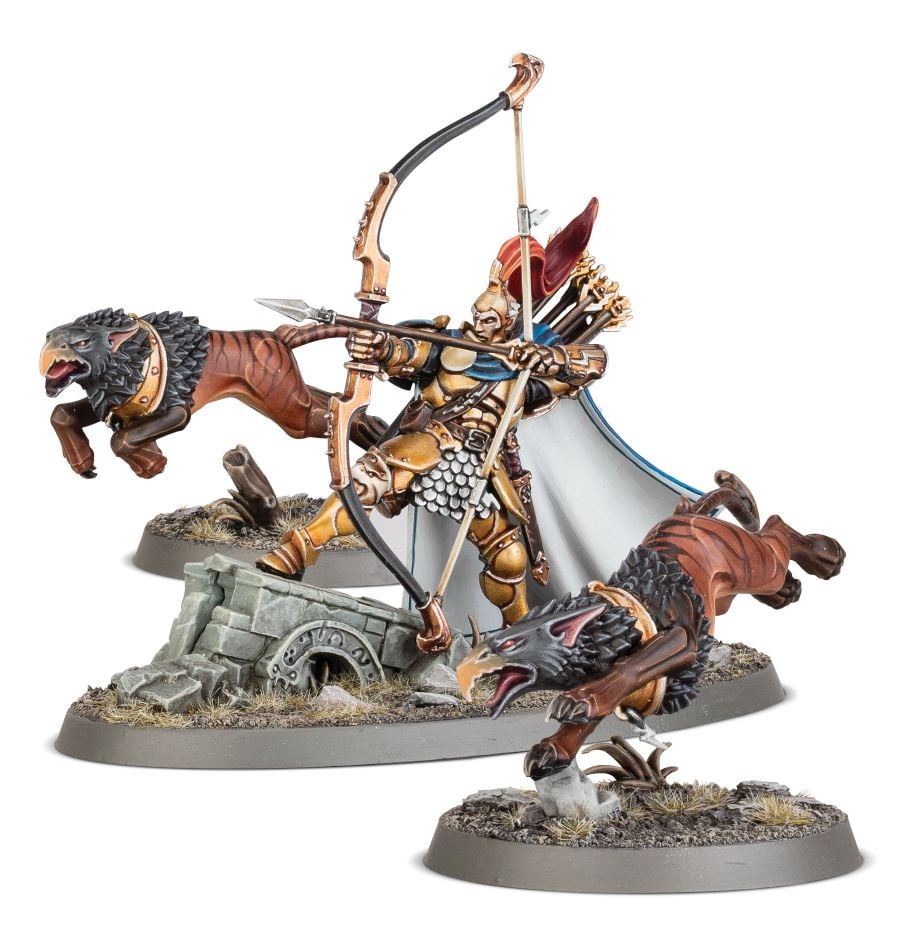 Stormcast Eternals: Knight-Judicator with Gryph-Hounds