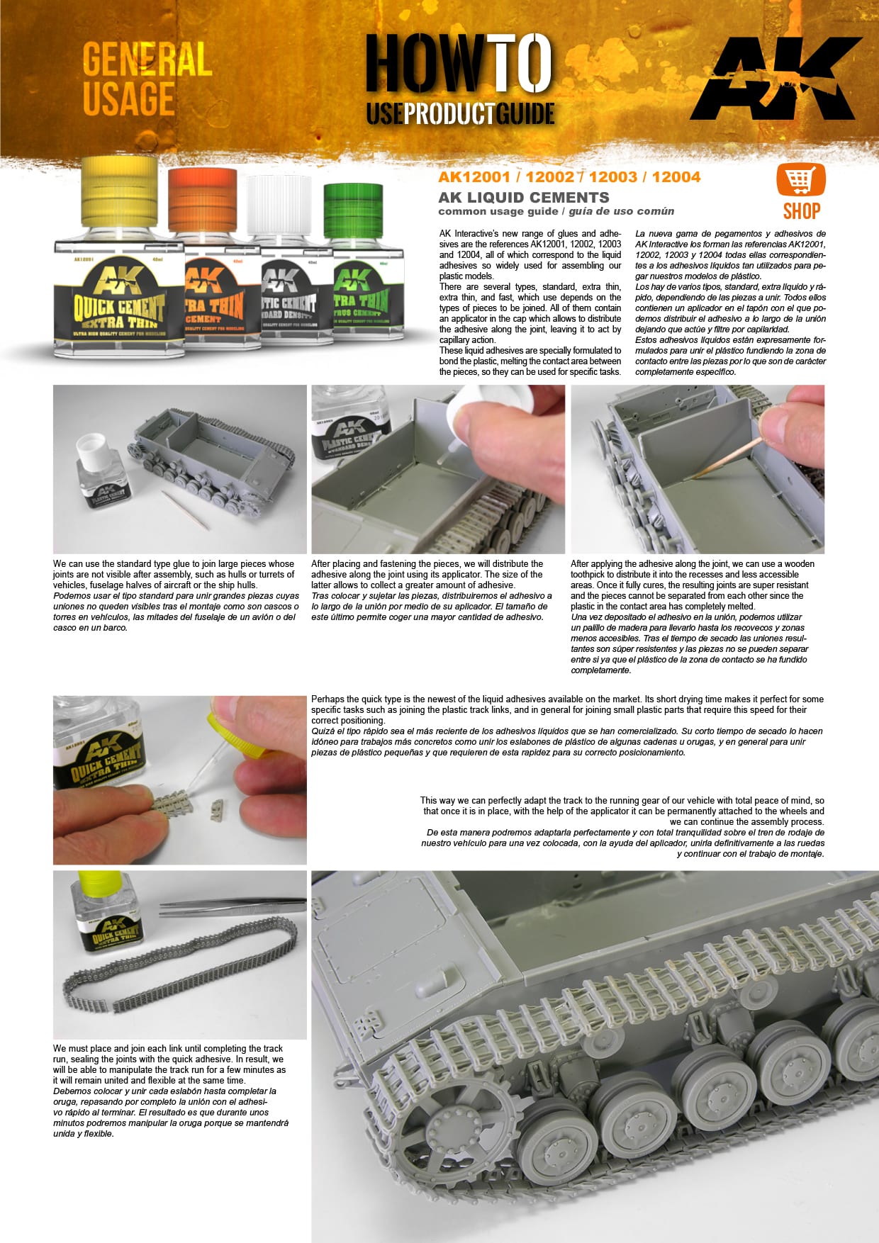 AK Interactive - Refill Plastic Cement Standard Density (Glue) 200ml AK12003-B