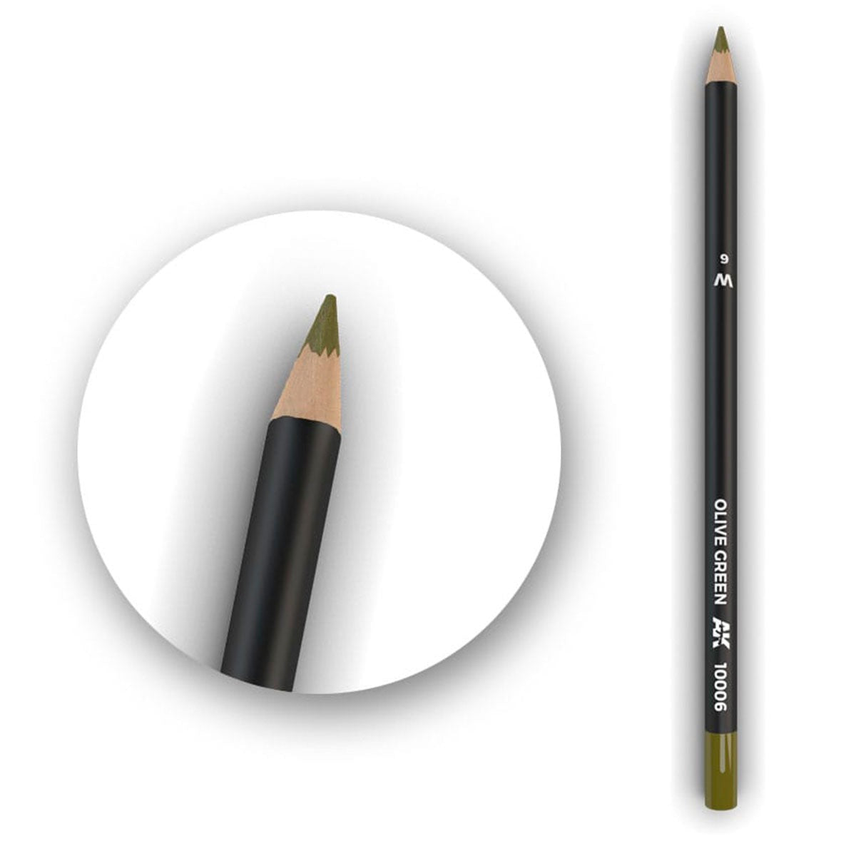 AK Interactive Watercolor Pencil Olive Green AK10006