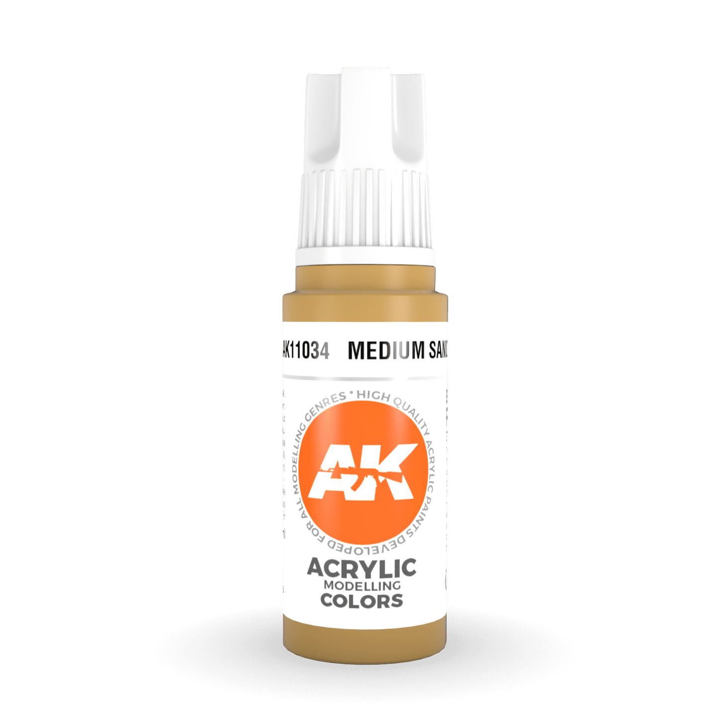 AK Interactive 3rd Gen Acrylic - Medium Sand 17ml AK11034