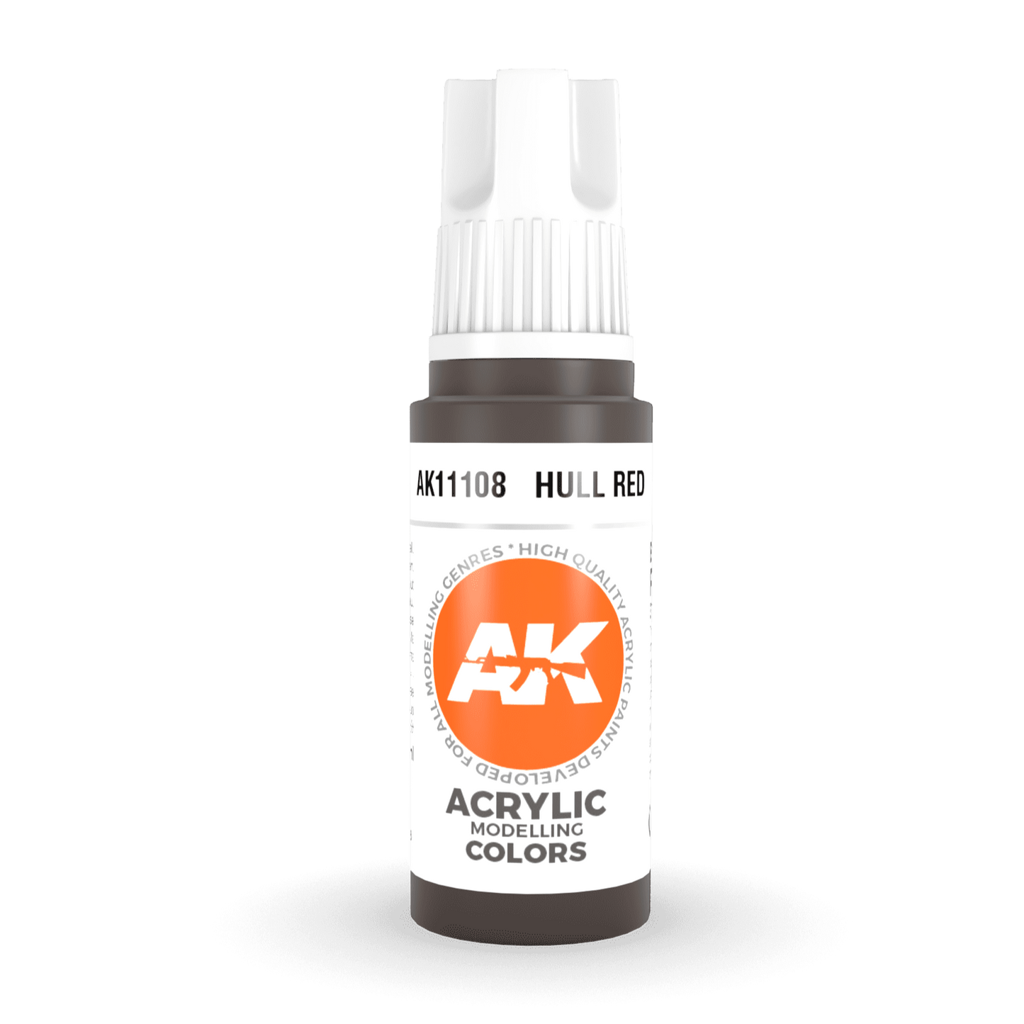 AK Interactive 3rd Gen Acrylic - Hull Red 17ml AK11108