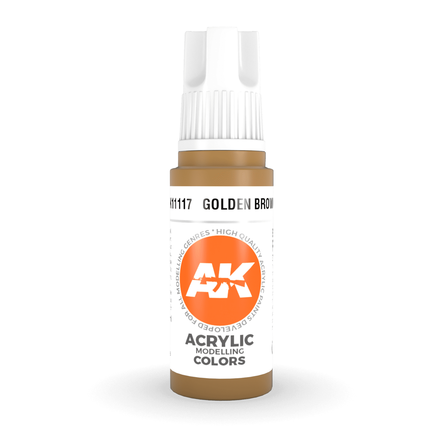 AK Interactive 3rd Gen Acrylic - Golden Brown 17ml AK11117