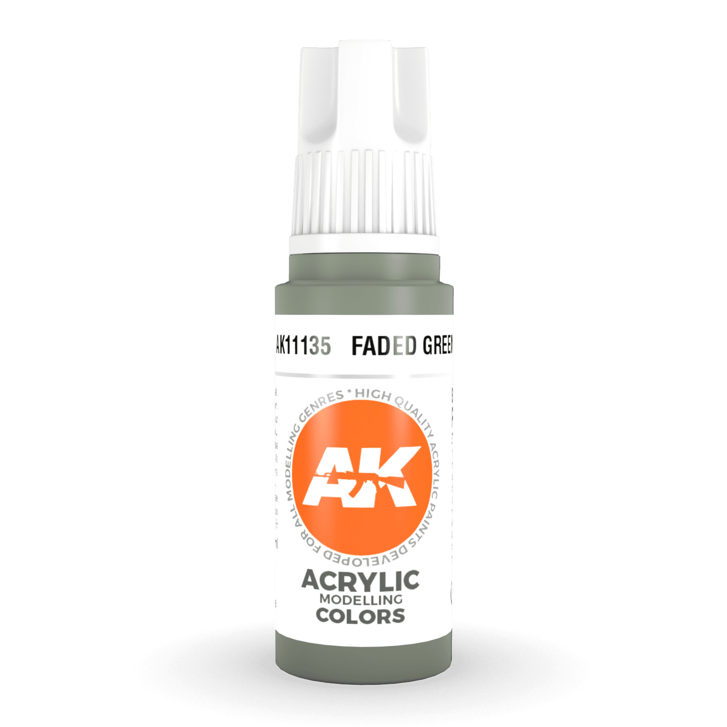 AK Interactive 3rd Gen Acrylic - Faded Green 17ml AK11135