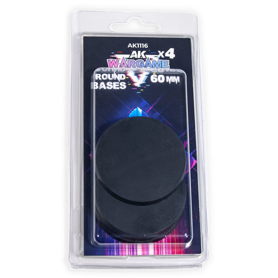AK Interactive - Round Bases 60mm x 4