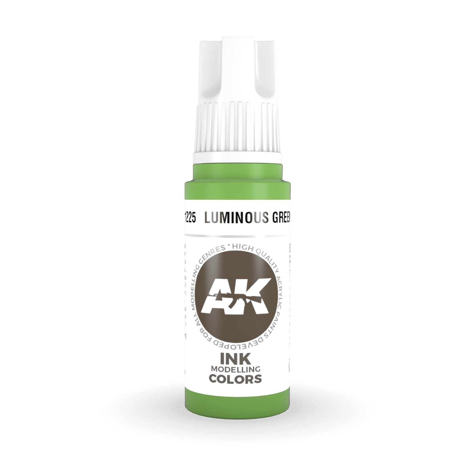 AK Interactive 3rd Gen Acrylic - Luminous Green INK 17ml AK11225
