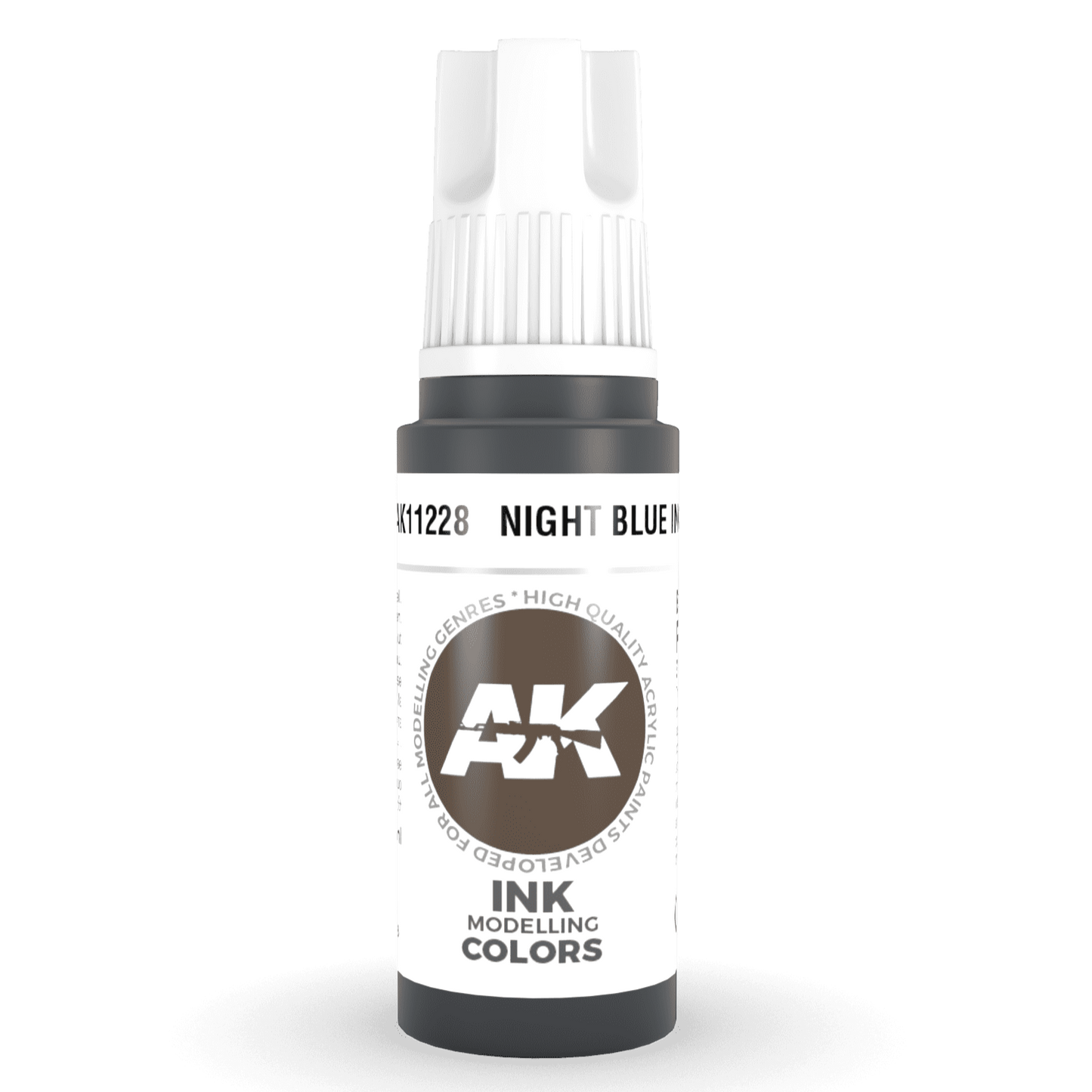 AK Interactive 3rd Gen Acrylic - Night Blue INK 17ml AK11228
