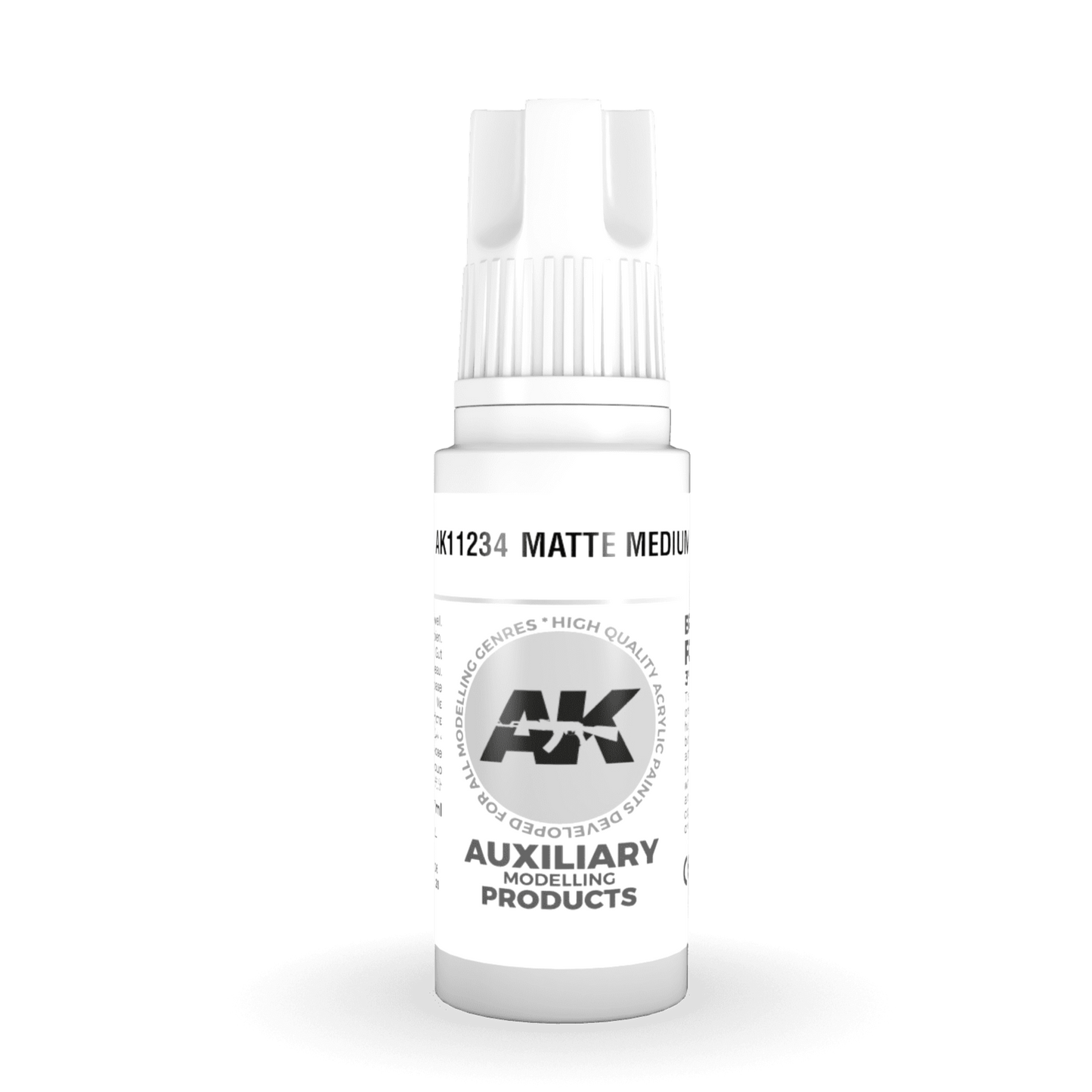 AK Interactive 3rd Gen Acrylic - Matte Medium 17ml AK11234