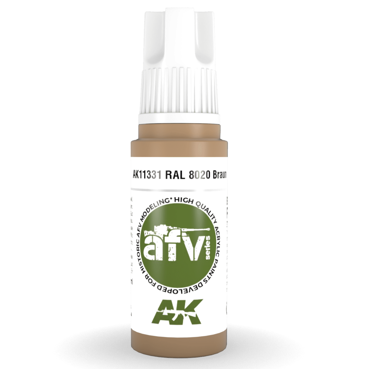 AK Interactive 3rd Gen Acrylic - RAL 8020 Braun 17ml AK11331