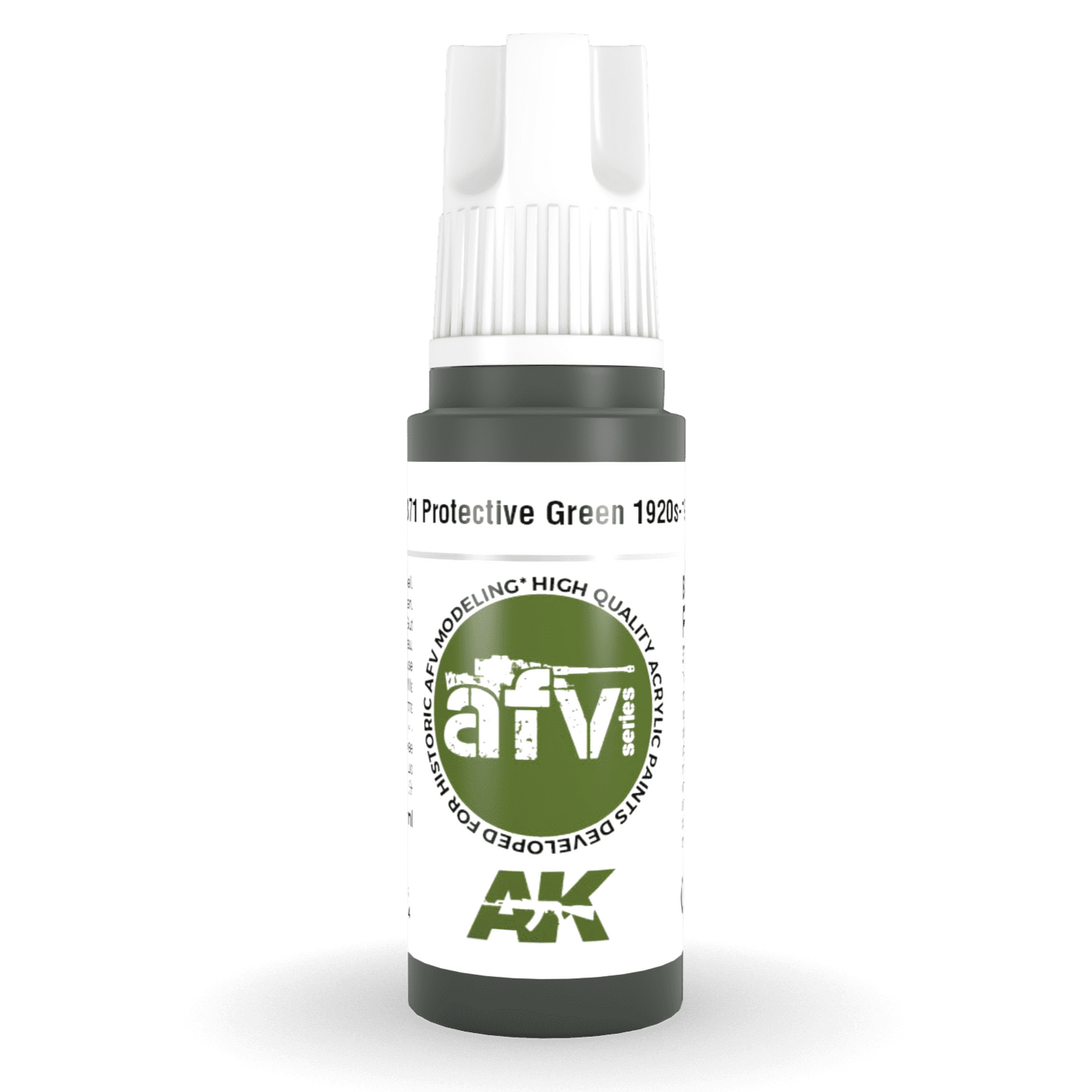 AK Interactive - 3rd Gen Acrylic - Protective Green 1920s-1930s 17ml AK11371