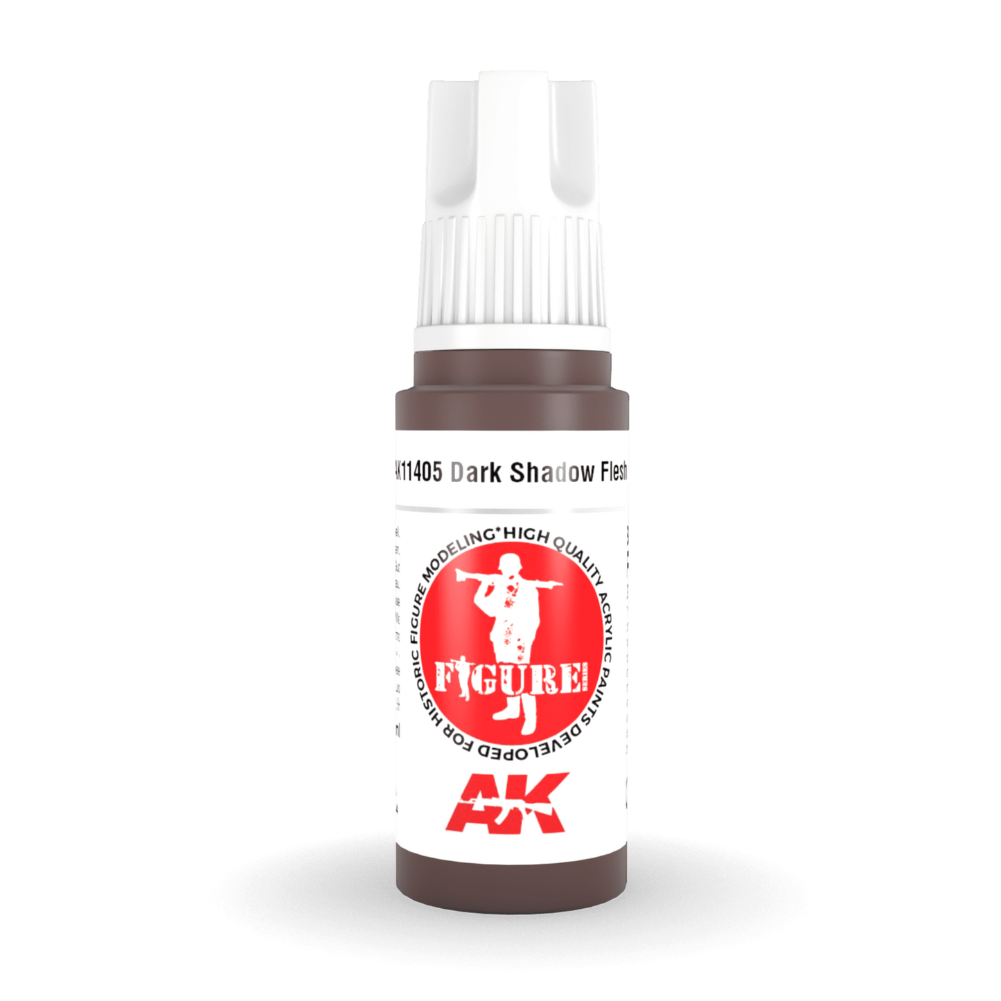 AK Interactive 3rd Gen Acrylic - Dark Shadow Flesh 17ml AK11405