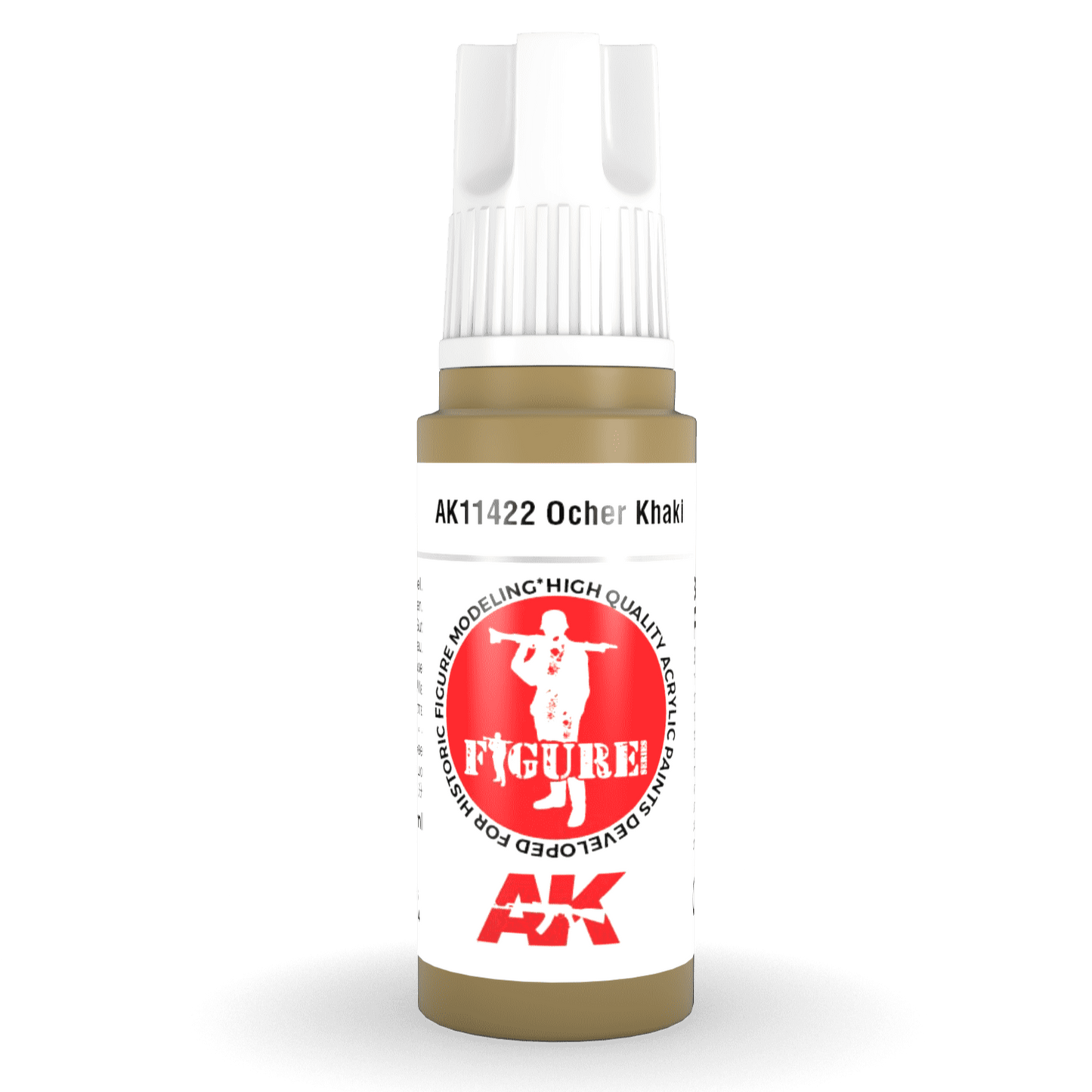 AK Interactive 3rd Gen Acrylic - Ocher Khaki 17ml AK11422