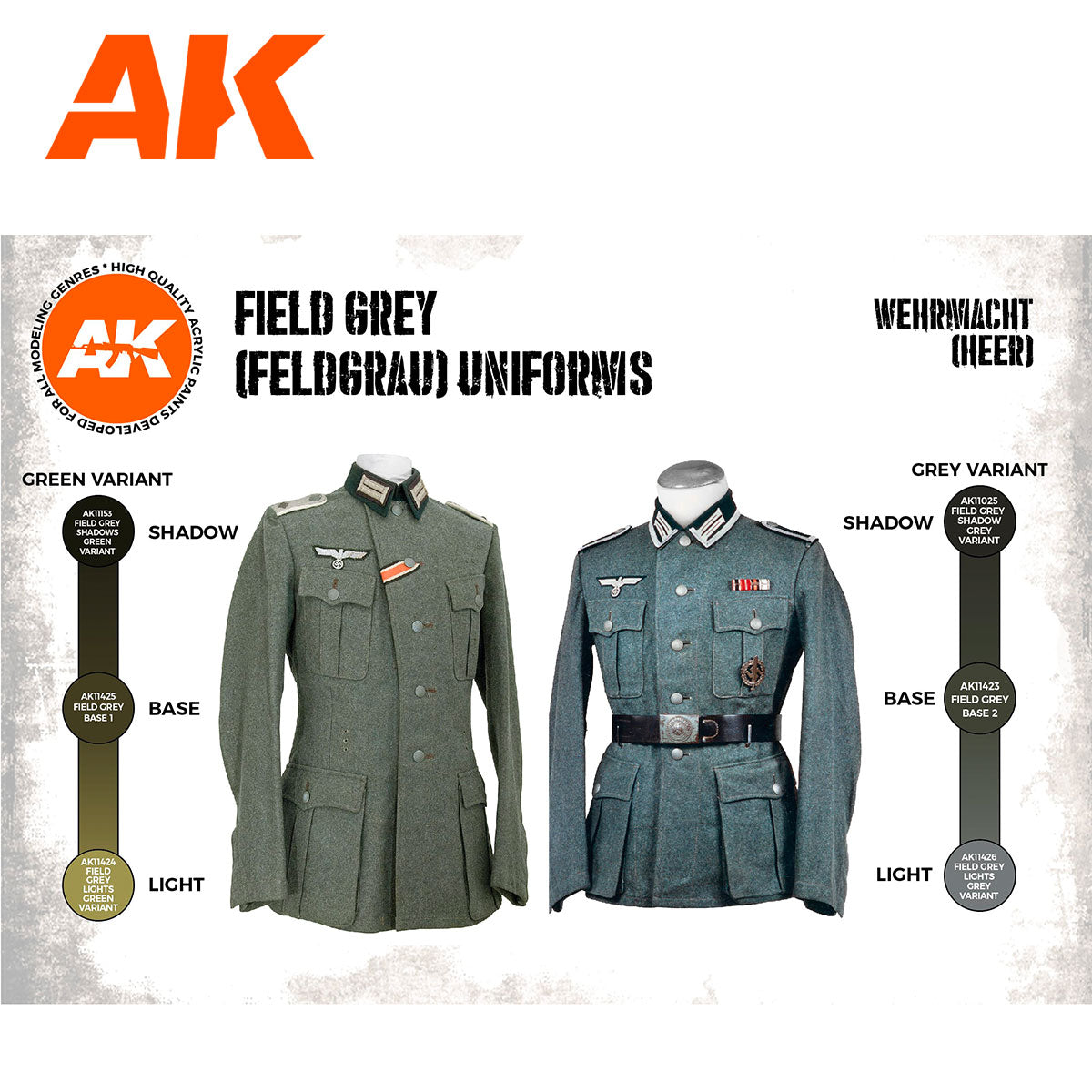AK Interactive - German Field Grey Uniforms 3G