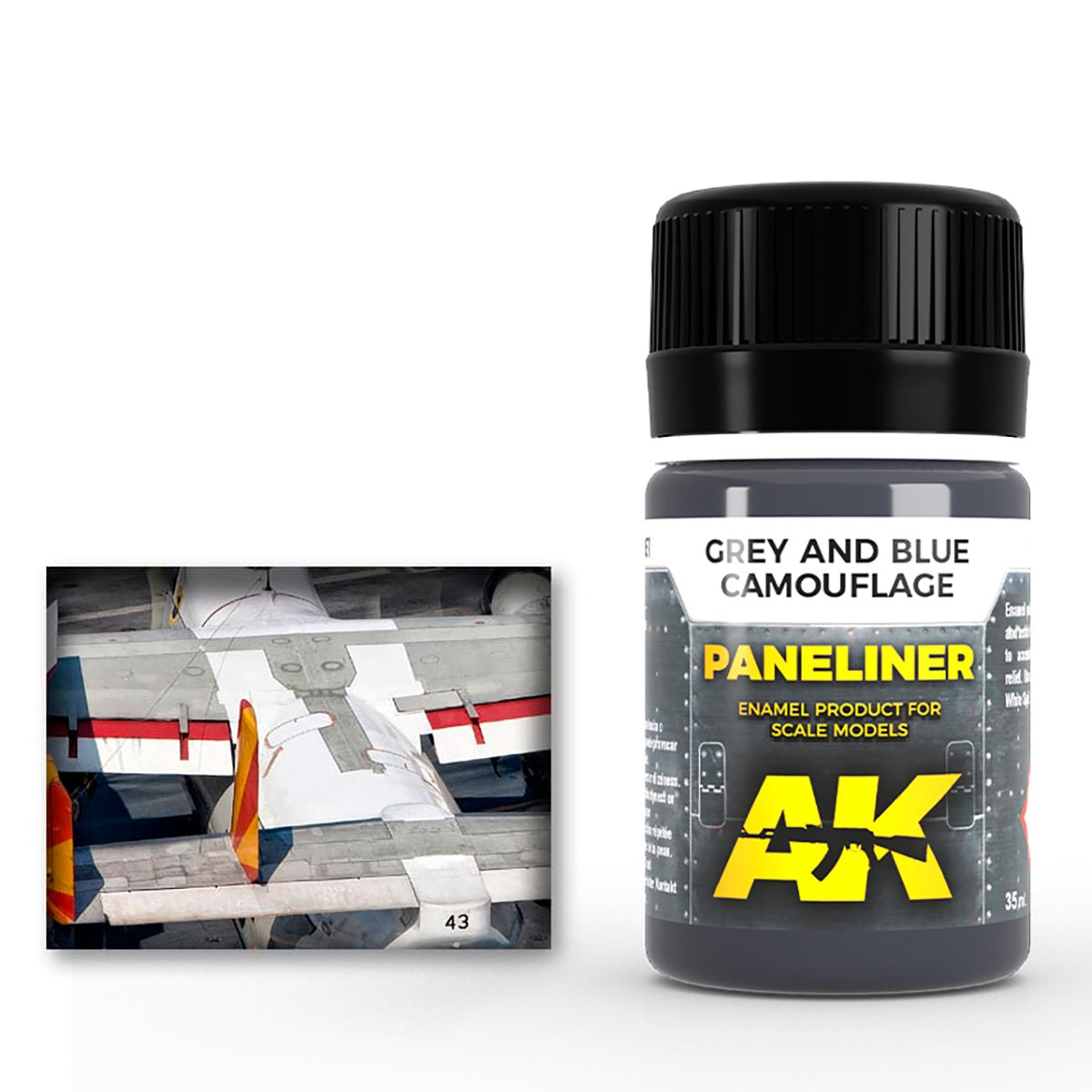 AK Interactive Paneliner for Grey and Blue Camouflage 35ml AK2072