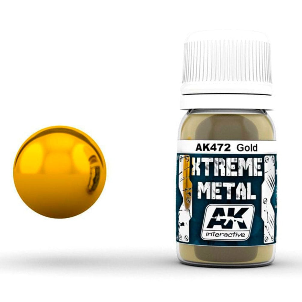 AK Interactive XTREME METAL Gold AK472