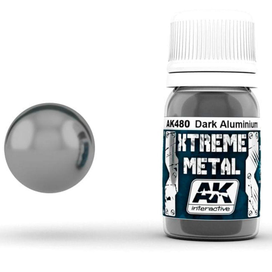 AK Interactive XTREME METAL Dark Aluminium AK480