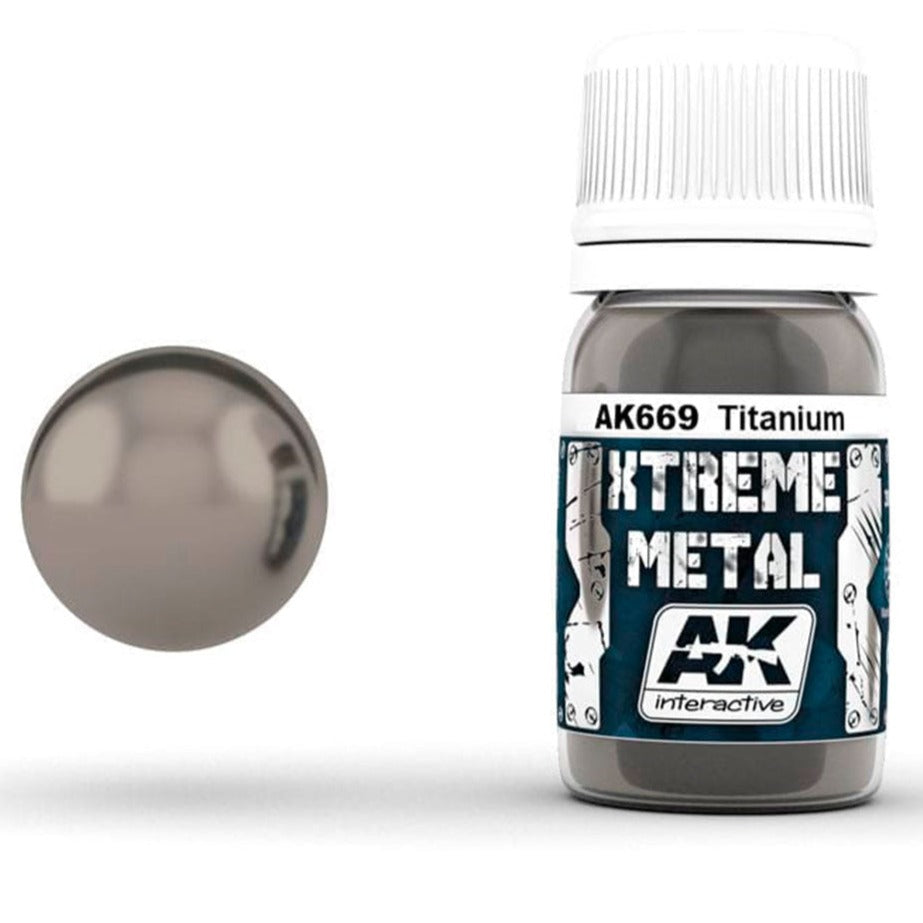 AK Interactive XTREME METAL Titanium AK669