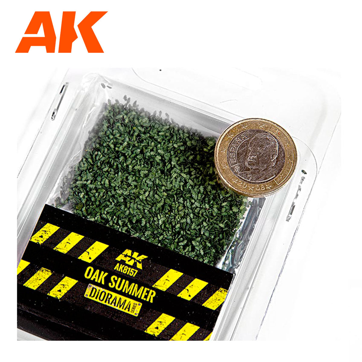 AK Interactive Oak Summer Leaves - 28mm. 1/72 (Bag 7 gr.) AK8157