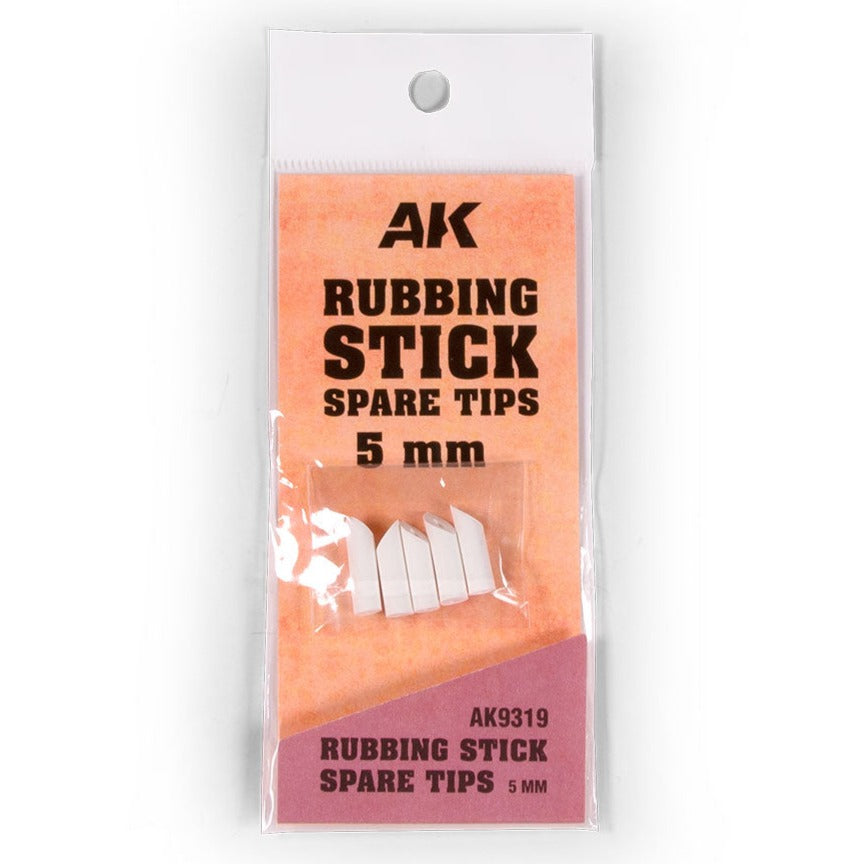 AK Interactive Rubbing Stick Spare Tips 5mm AK9319