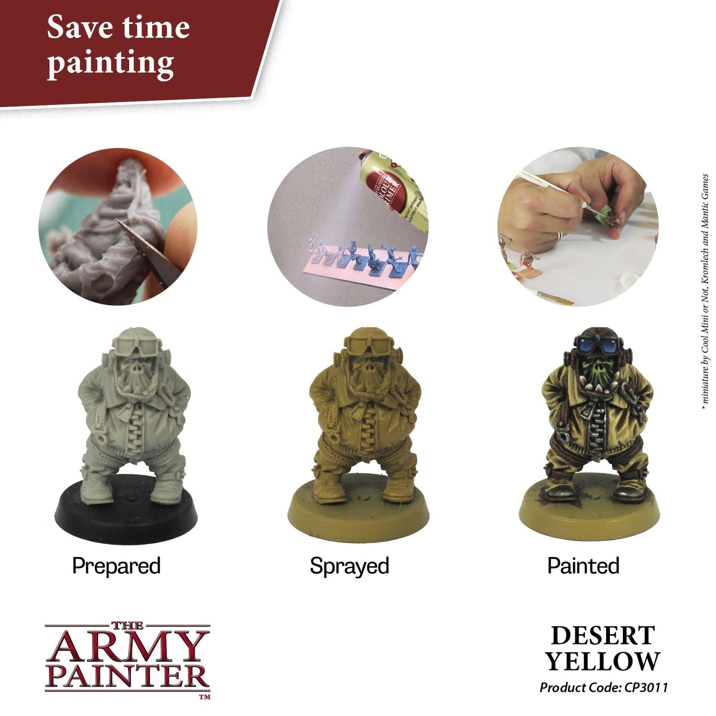 Army Painter Colour Primer - Desert Yellow (400ml)