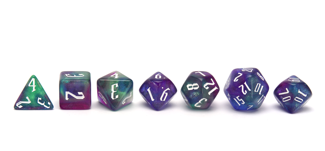 Dark Magic Dice - Cosmic Purple