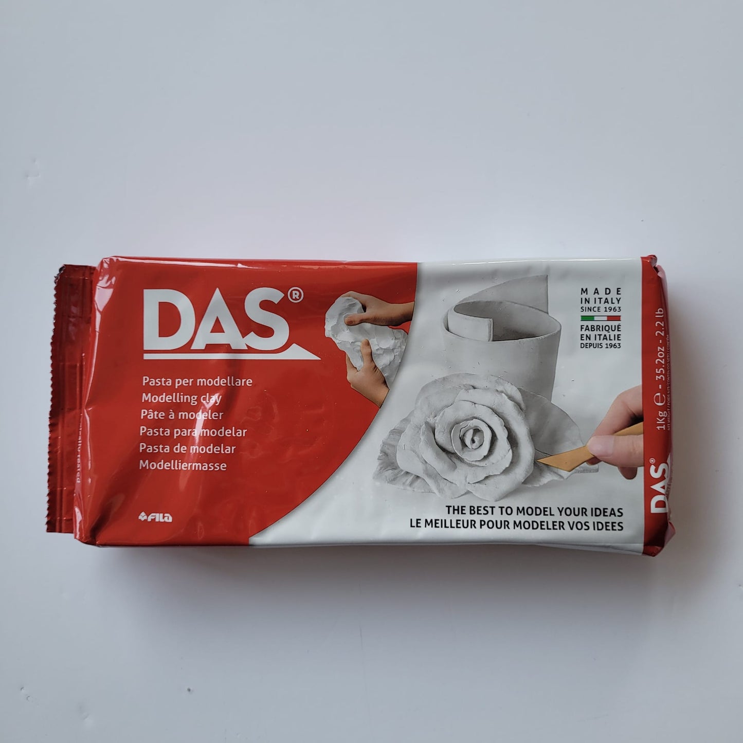 1kg DAS Air Drying Clay - White