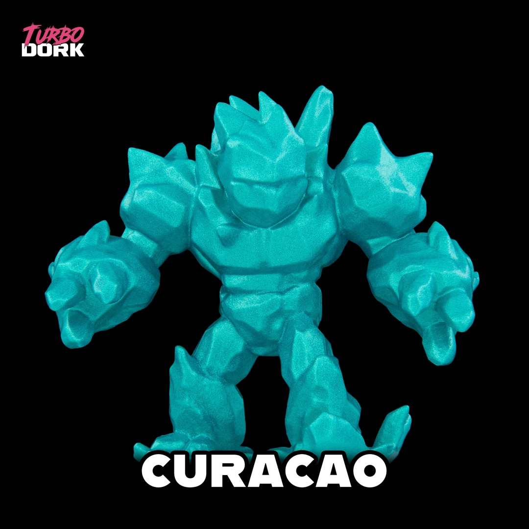 Turbo Dork: Curacao Metallic Acrylic Paint 22ml