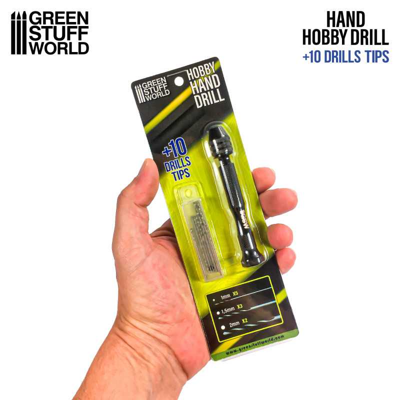Hobby Hand Drill with 8 bits | Green Stuff World