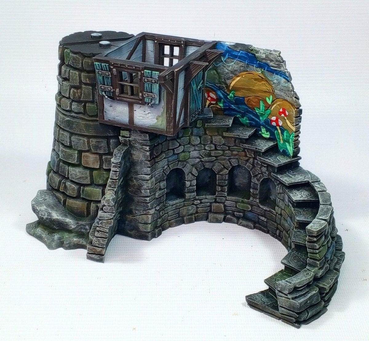 Sorcerers Tower 28mm DND Terrain | Tabletop Wargaming Scenery for Frostgrave & RPG | Unpainted 3D Printed