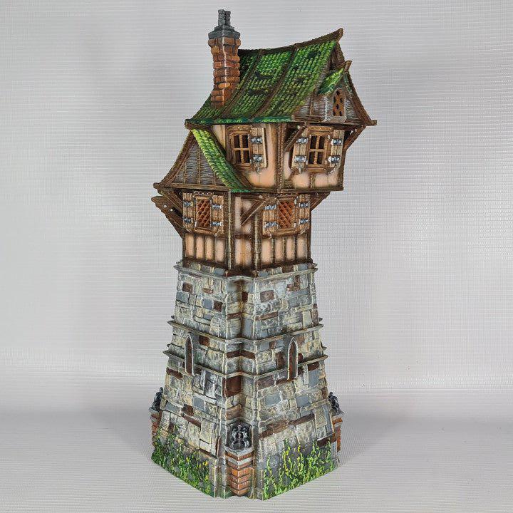 The Green Dragon Tavern 28mm DND Terrain | Tabletop Wargaming Scenery for Frostgrave & RPG | 3D Printed