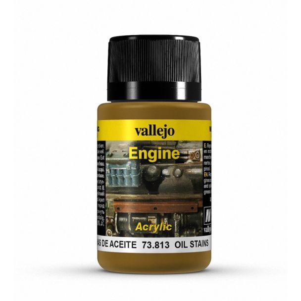 Vallejo Weathering Effects 40ml - Oil Stains