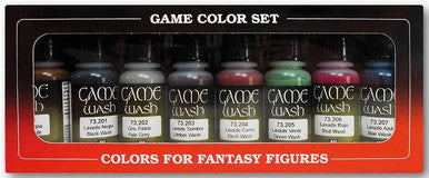 Vallejo Washes Set - 8 x 17ml