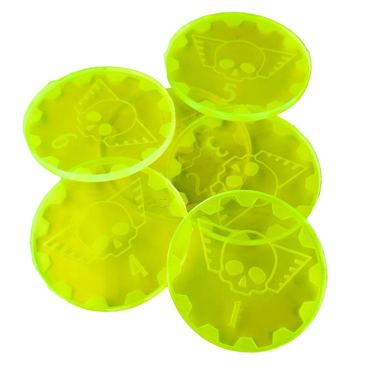 x6 Fluorescent Objective Markers