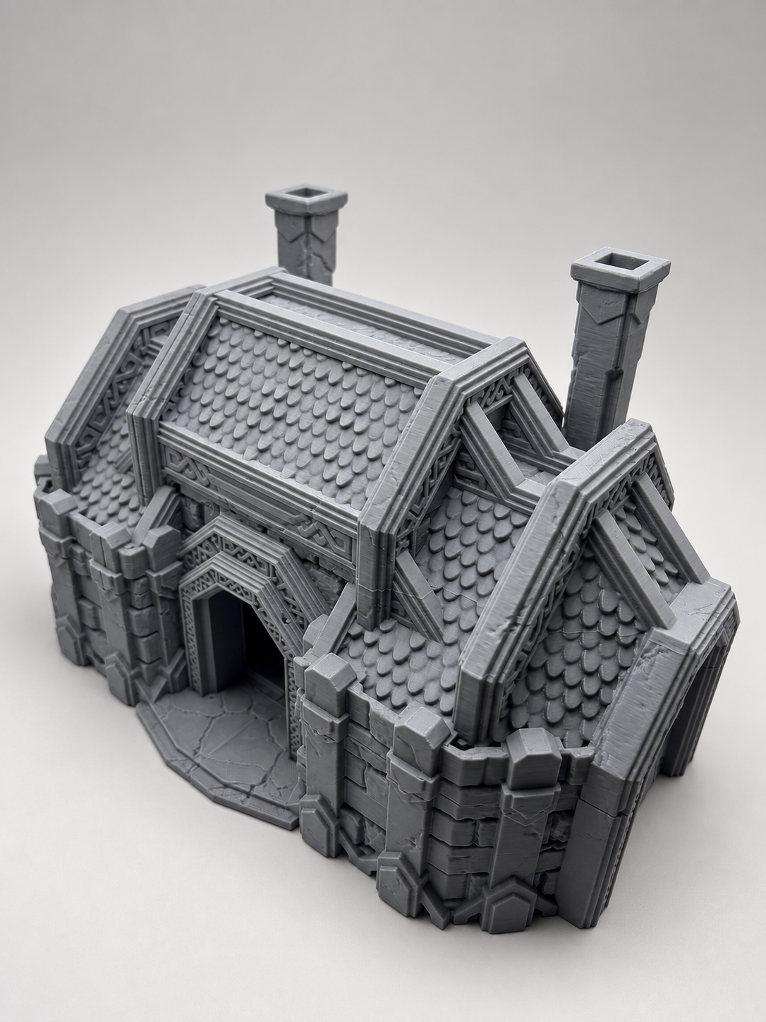 Dwarven Great Hall 28mm DND Terrain | Tabletop Wargaming Scenery for Frostgrave & RPG | 3D Printed