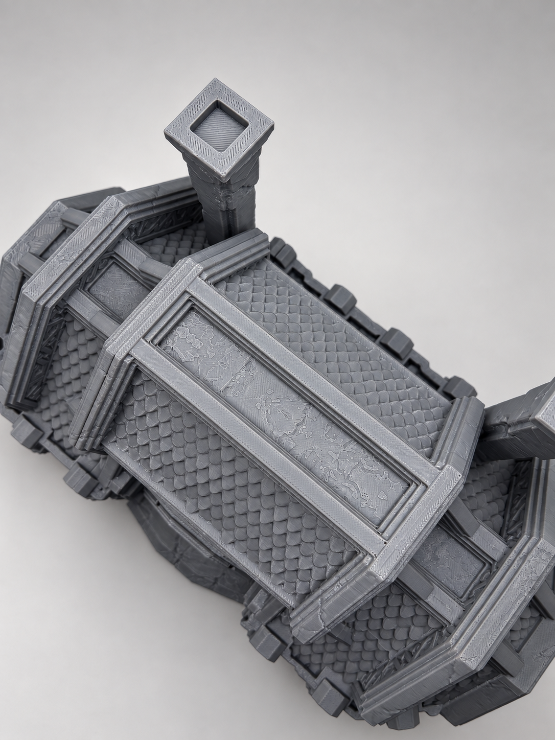 Dwarven Great Hall 28mm DND Terrain | Tabletop Wargaming Scenery for Frostgrave & RPG | 3D Printed