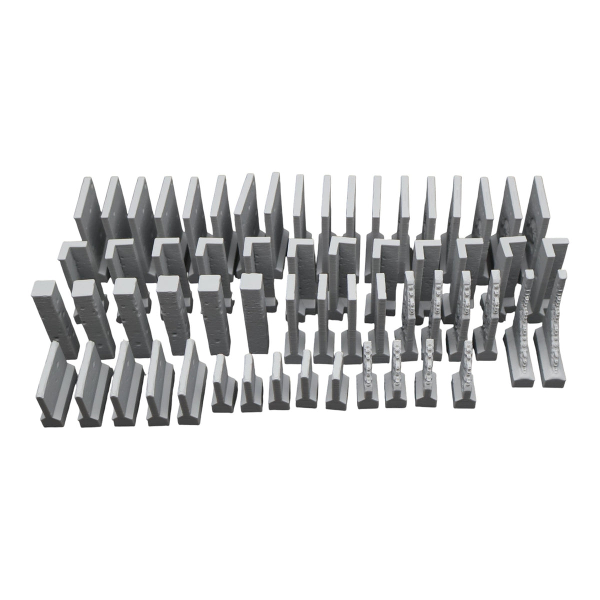 Blasted Walls Set - 28mm Wargaming Scatter Terrain Scenery Tabletop Miniature