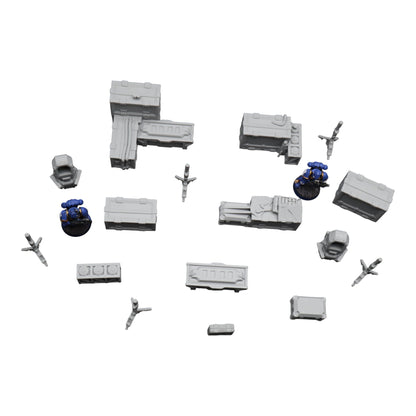 Drop Site Camp - 28mm Wargaming Scatter Terrain Scenery Tabletop Miniature