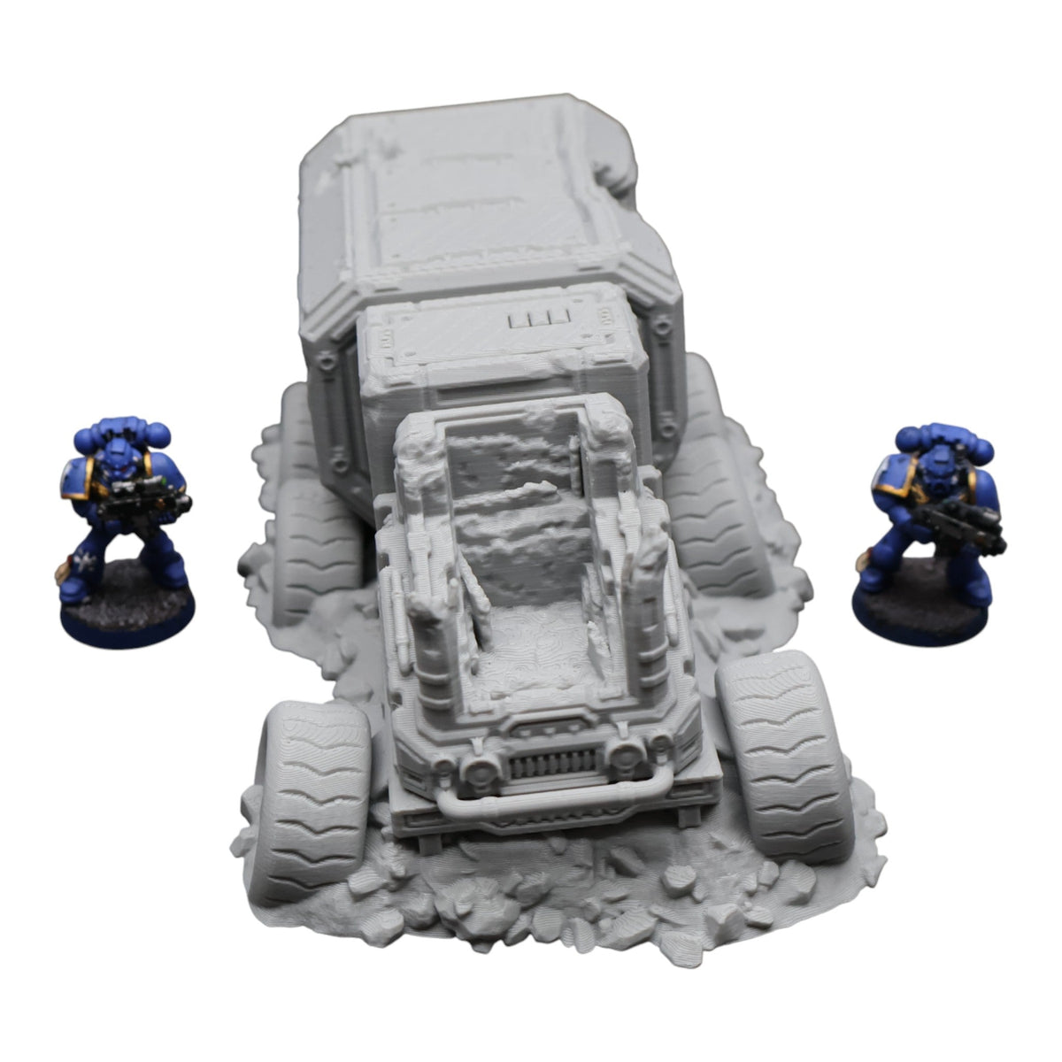District 12 Vehicle #2 -28mm Wargaming Scatter Terrain Scenery Tabletop Miniature
