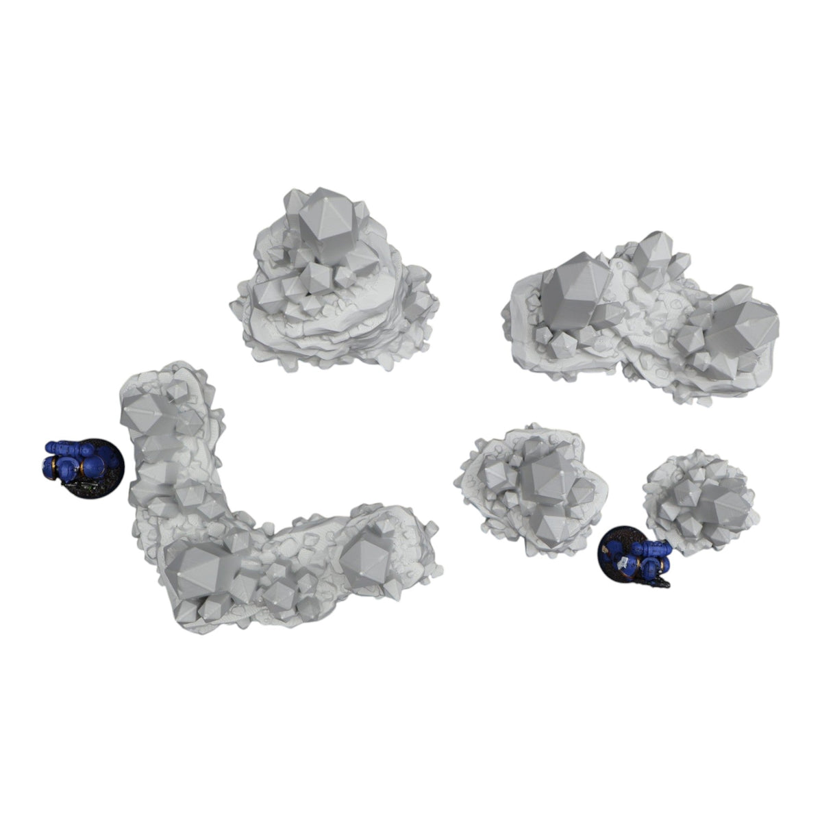 Mineral Deposit Set - 28mm Wargaming Scatter Terrain Scenery Tabletop Grimdark