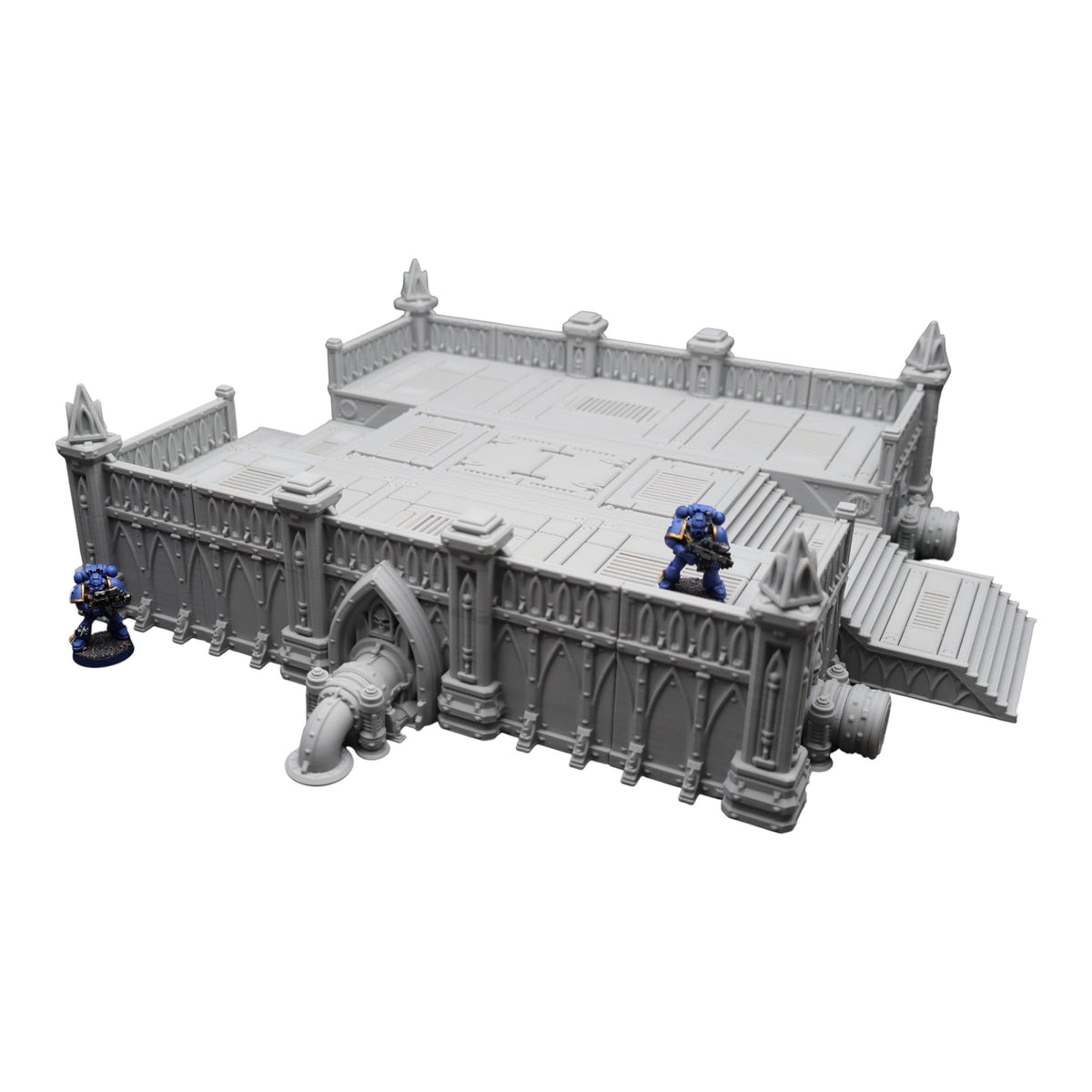 Steel Refinery Assembly #2 - 28mm Wargaming Scatter Terrain Scenery Tabletop