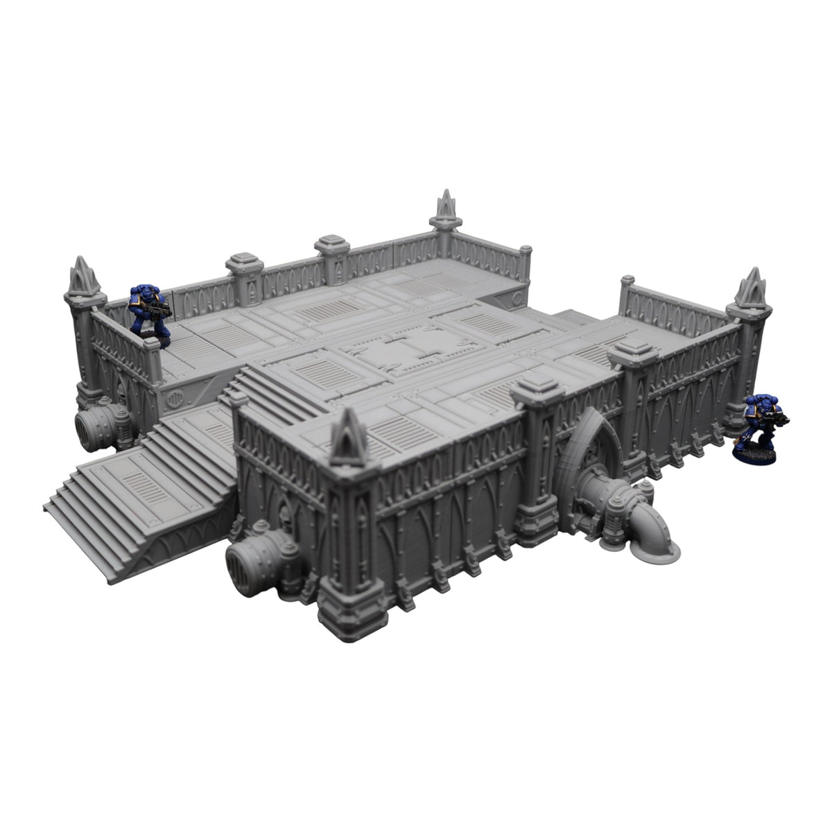 Steel Refinery Assembly #2 - 28mm Wargaming Scatter Terrain Scenery Tabletop