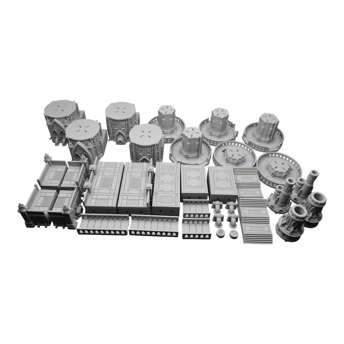 Steel Refinery Assembly #3 - 28mm Wargaming Scatter Terrain Scenery Tabletop