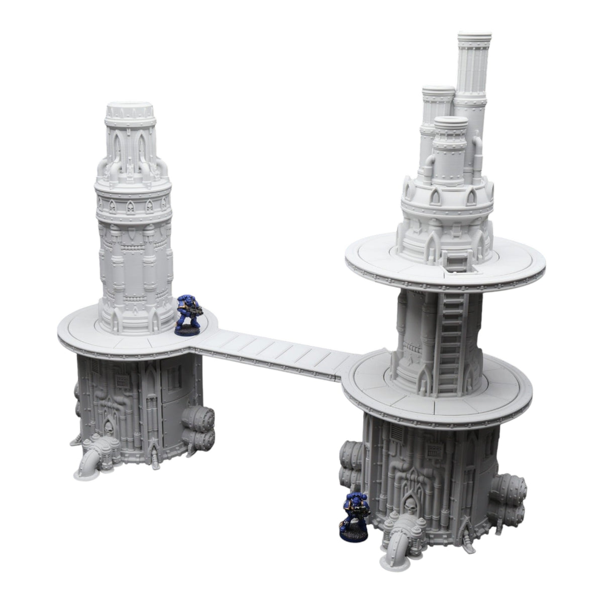 Steel Refinery Assembly #6 - 28mm Wargaming Scatter Terrain Scenery Tabletop Grimdark