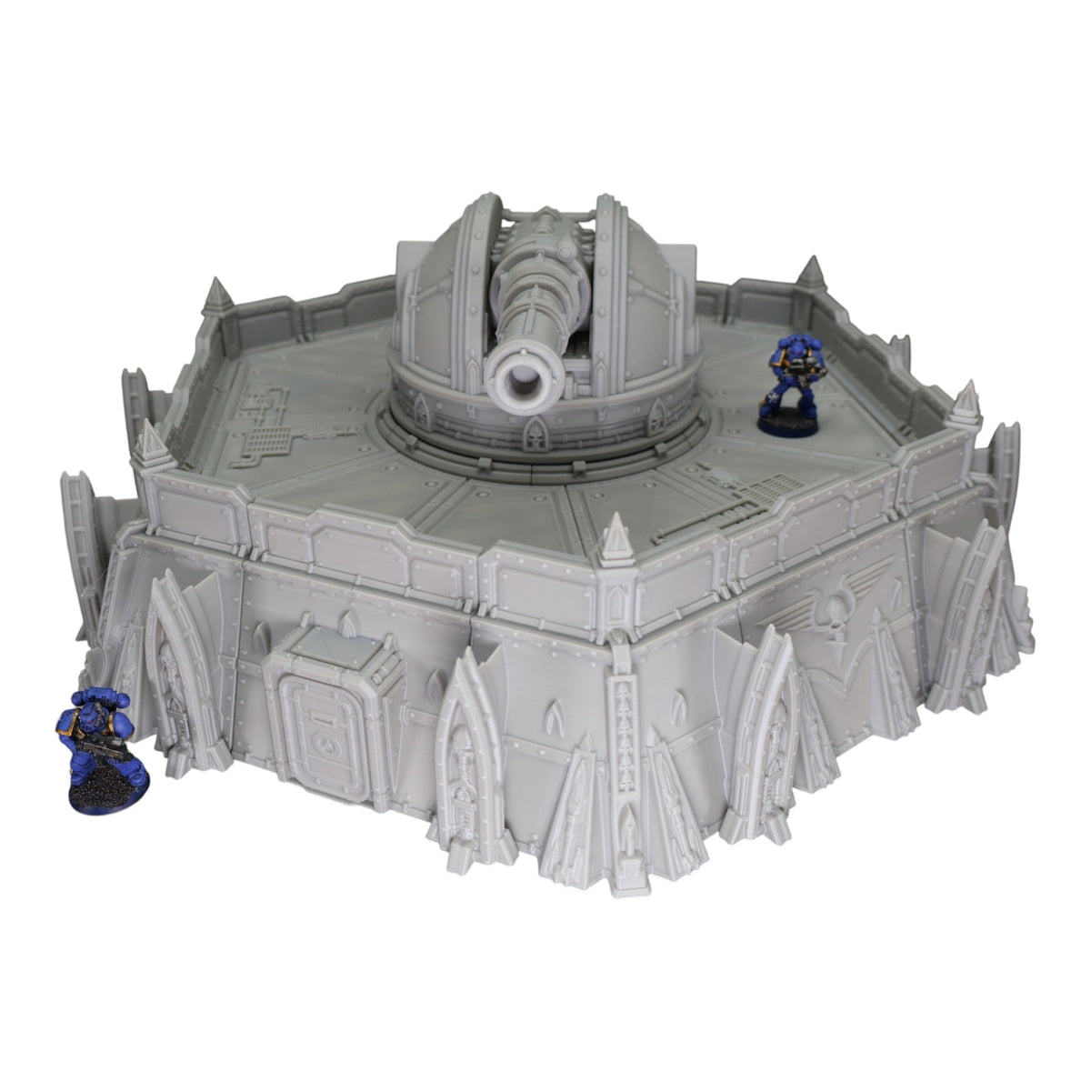 Defense Turret Platform - 28mm Wargaming Scatter Terrain Scenery Tabletop