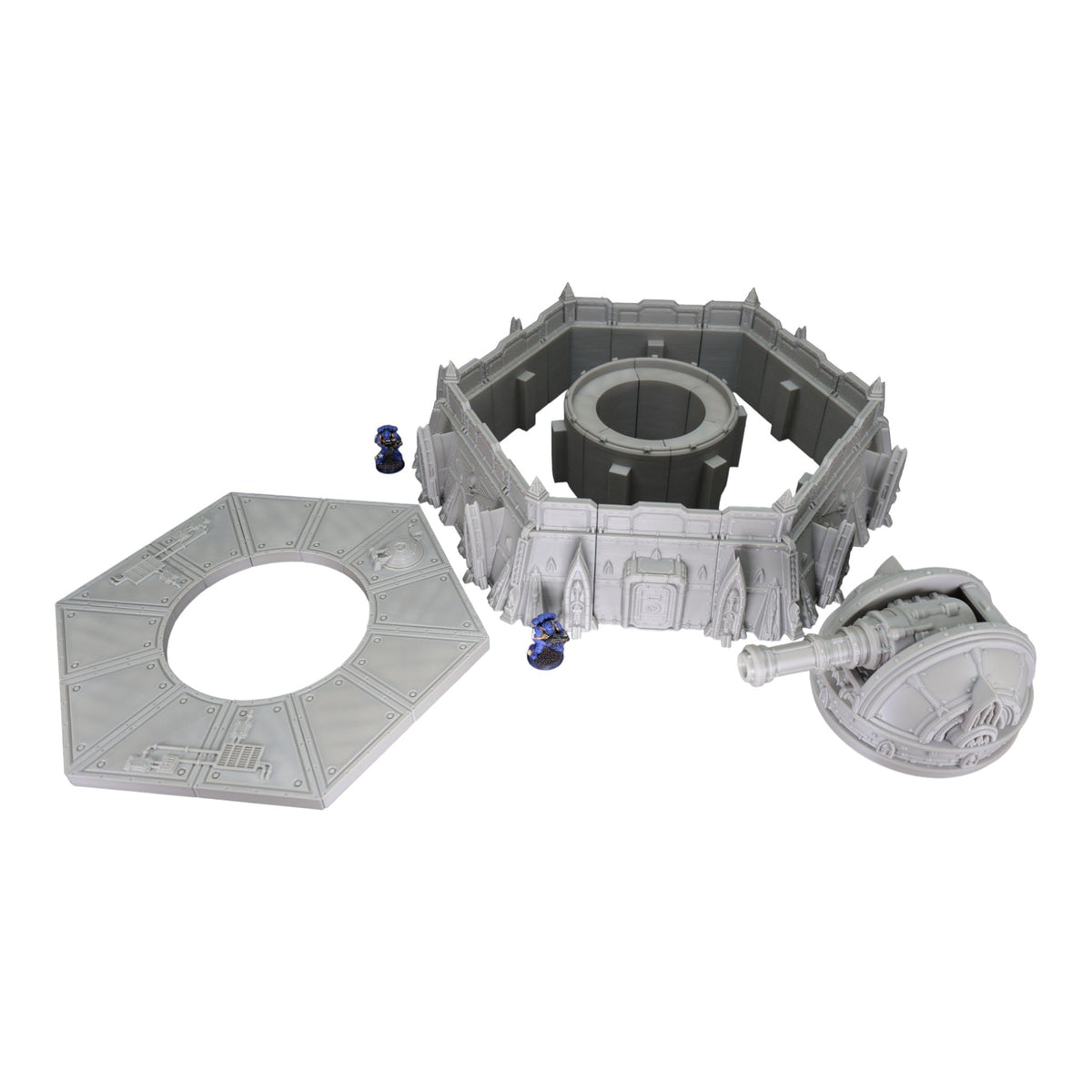 Defense Turret Platform - 28mm Wargaming Scatter Terrain Scenery Tabletop