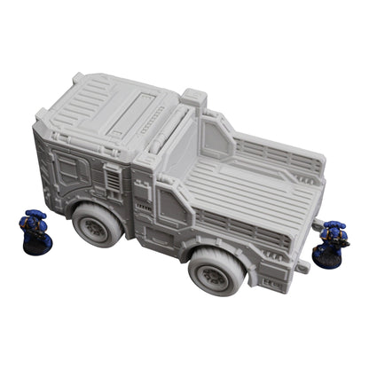 District 12 Vehicle #7 - 28mm Wargaming Scatter Terrain Scenery Tabletop