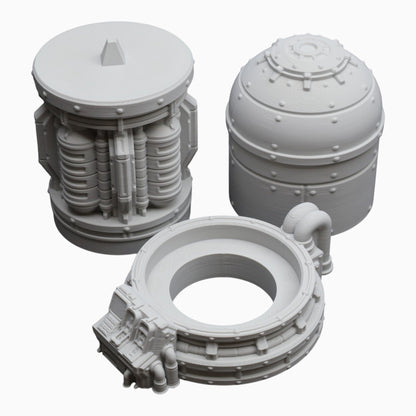 Production Battery #1 - 28mm Wargaming Scatter Terrain Scenery Tabletop Grimdark