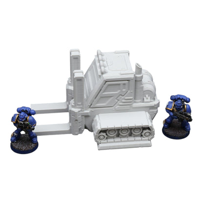 Forklift - 28mm Wargaming Scatter Terrain Scenery Tabletop Grimdark