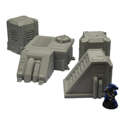 Generators Set #1 - 28mm Wargaming Scatter Terrain Scenery Tabletop Grimdark
